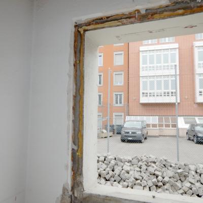Photo Anschlagkitt unter Fenster