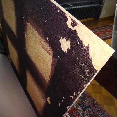 Deckenplatten mit asbesthaltigem Kleber, Solgeo